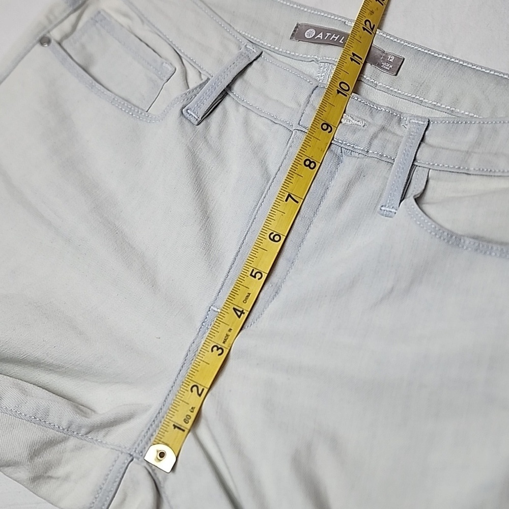 NWT Athleta Sculptek Skinny Jeans Light Indigo Size 14 Spring 2018 - Picture 12 of 13